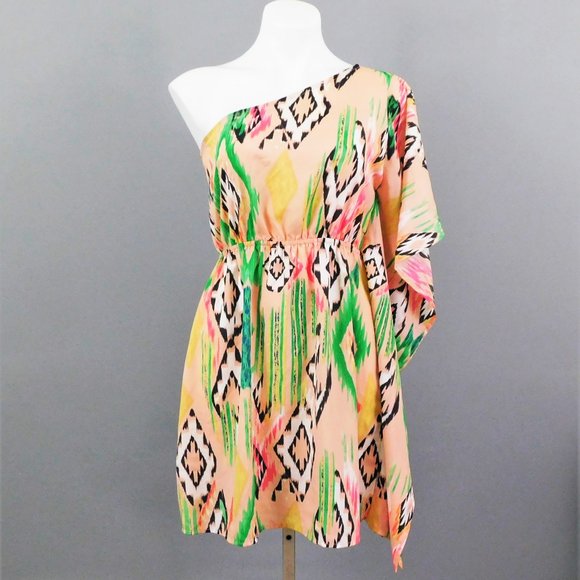 Soprano Women Dress Pink Multi M - Picture 1 of 5